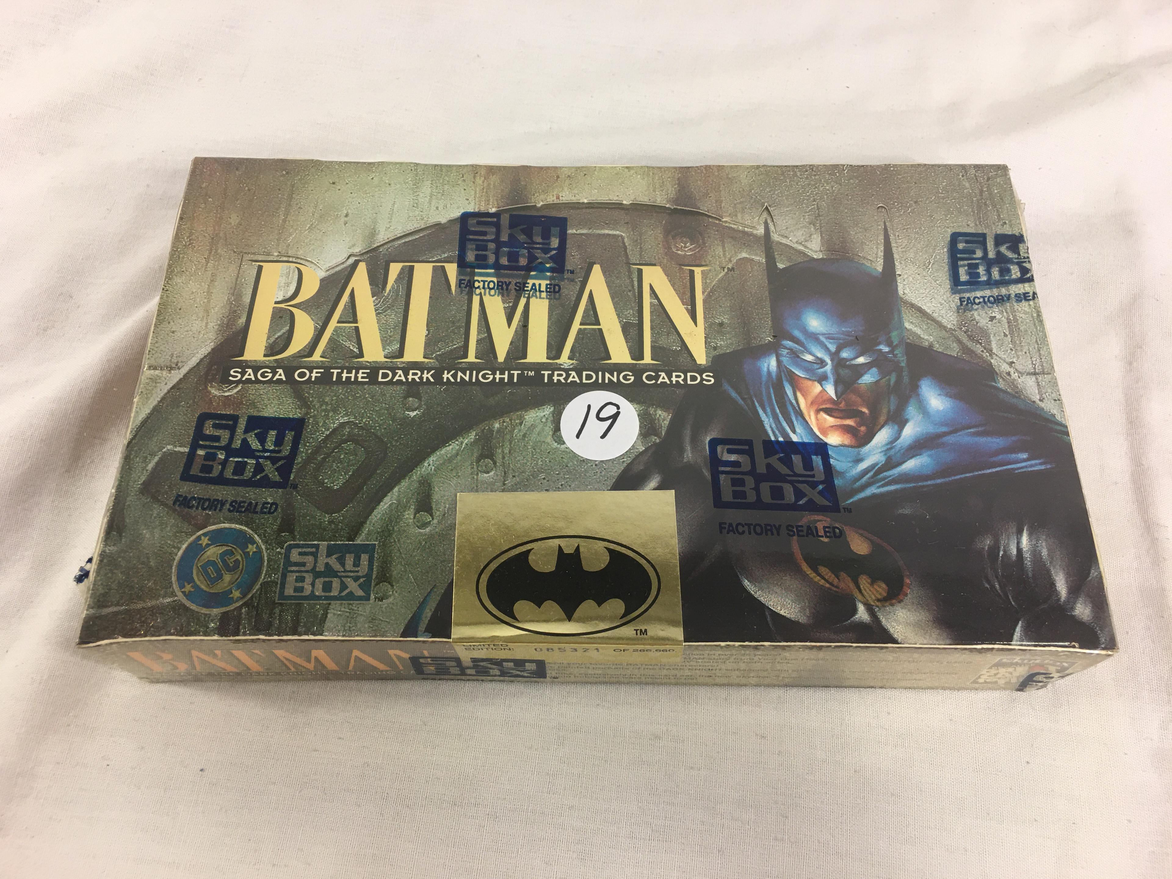 New Factory Sealed Box Skybox Batman Saga Of The Dark Knight Trading Cards DC Cards Game