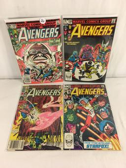 Lot of 4 Collector Vintage Marvel The Avengers Comic Books No.229.230.231.232.