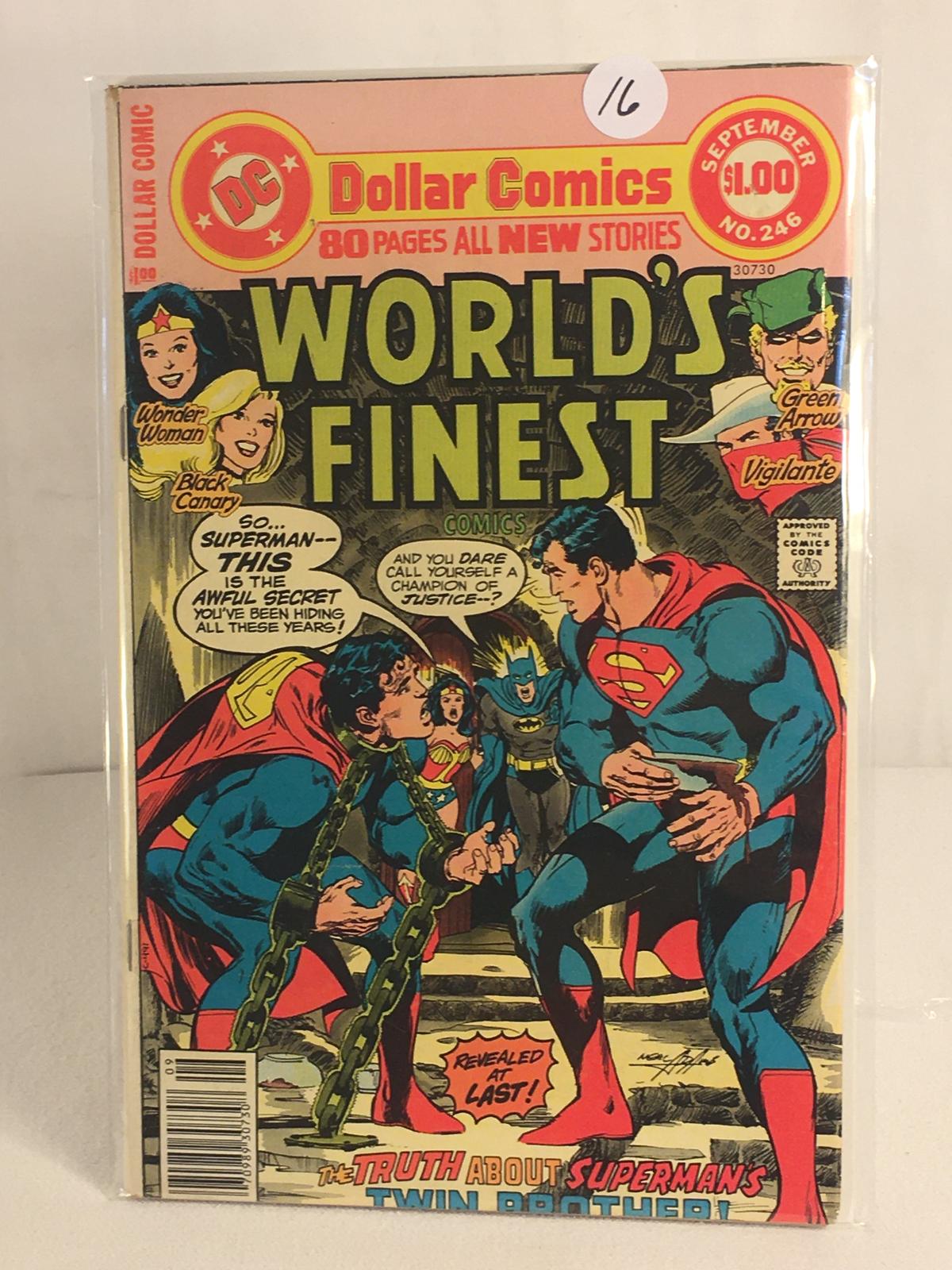 Collector Vintage DC Comics Dollar Comics World's Finest Comic Book No.246