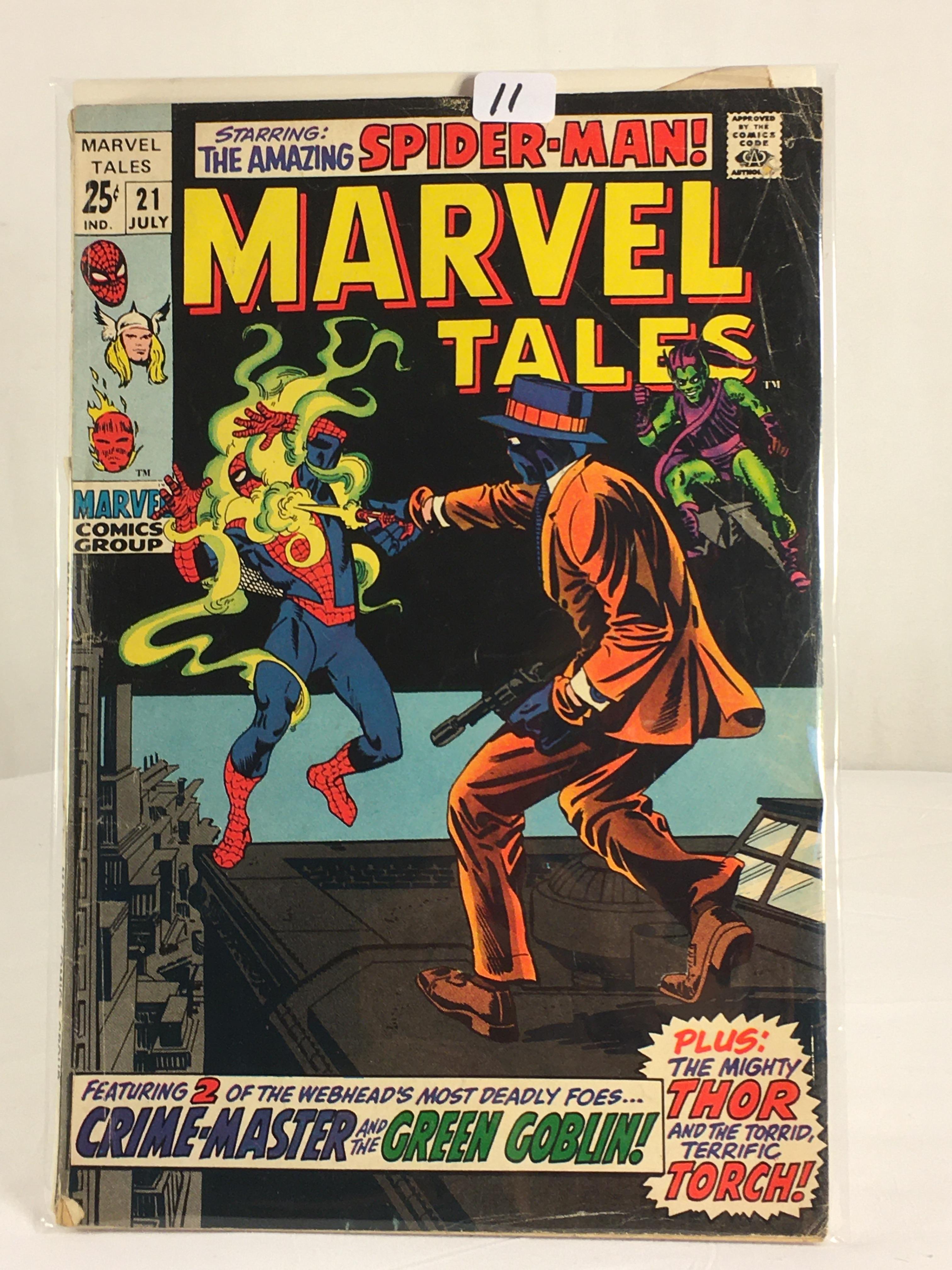 Collector Vintage Marvel Comics The Amazing Spider-man Marvel Tales Comic Book No.21