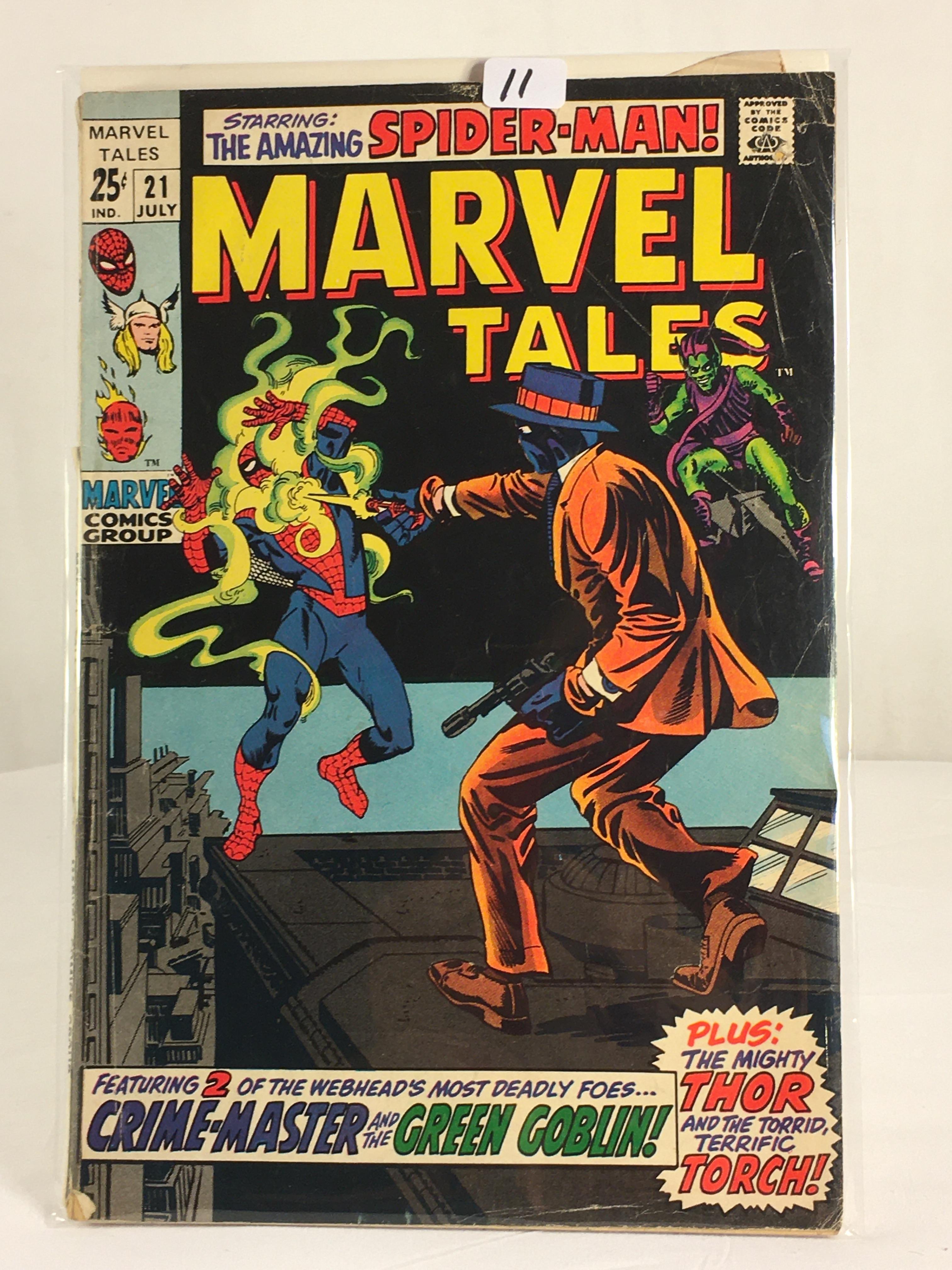 Collector Vintage Marvel Comics The Amazing Spider-man Marvel Tales Comic Book No.21