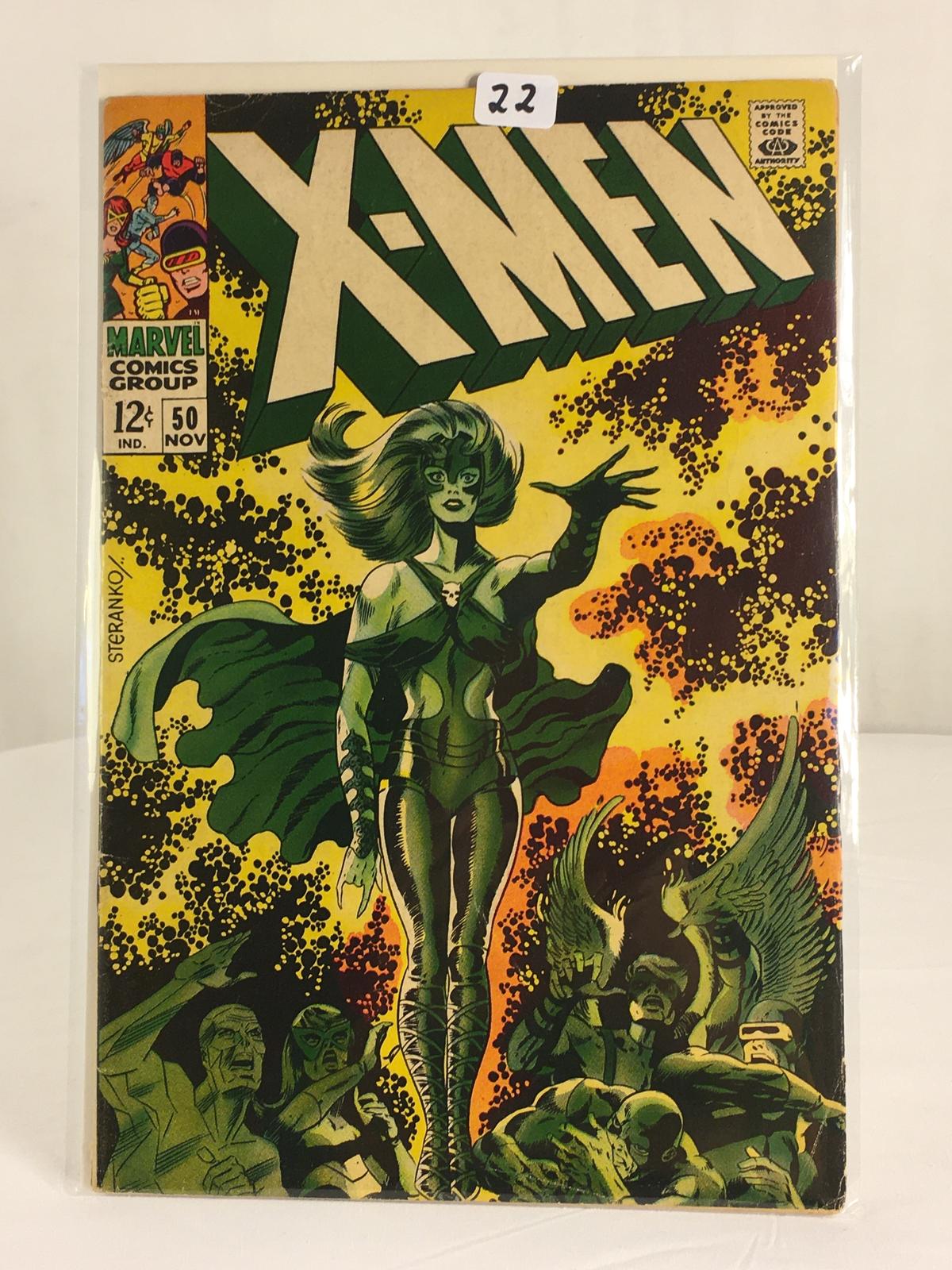 Collector Vintage Marvel Comics X-Men Comic Book No.50