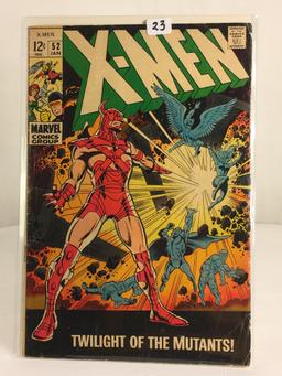 Collector Vintage Marvel Comics X-Men Comic Book No.52