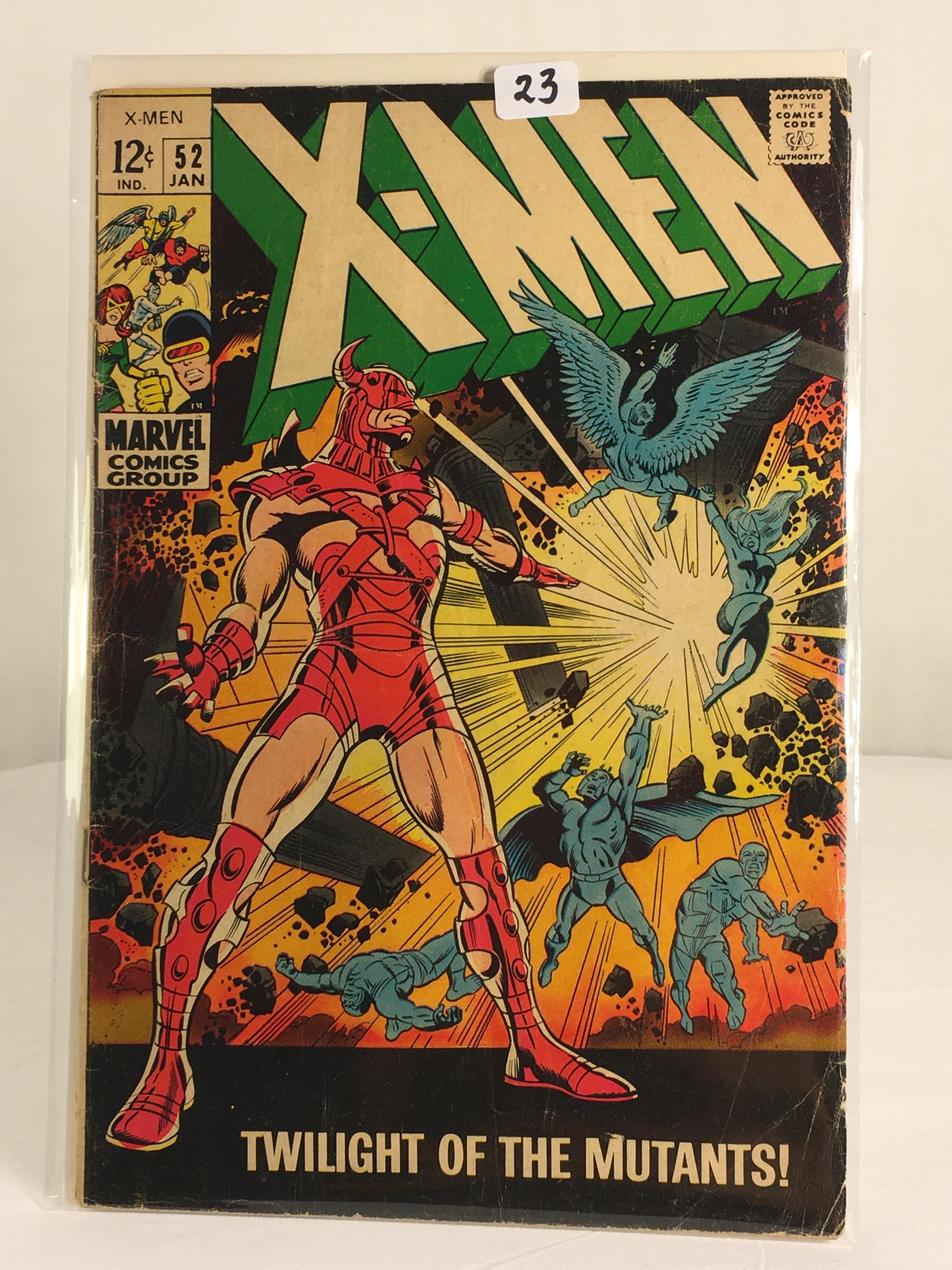 Collector Vintage Marvel Comics X-Men Comic Book No.52