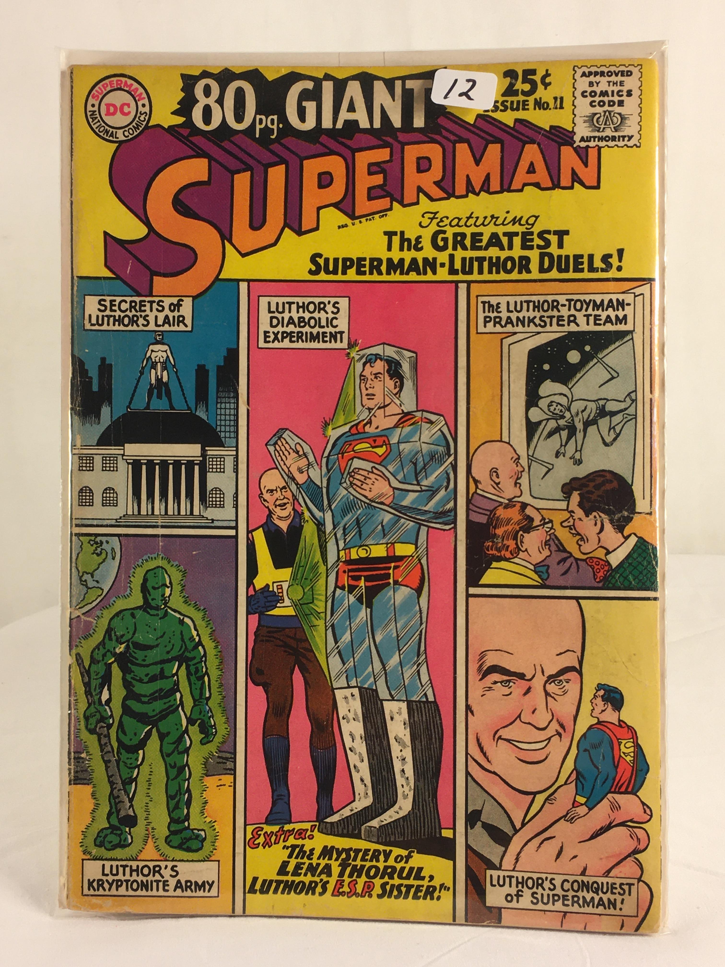 Vintage DC Superman National Comics 80 pg Superman-Luther Duels Comic No.11