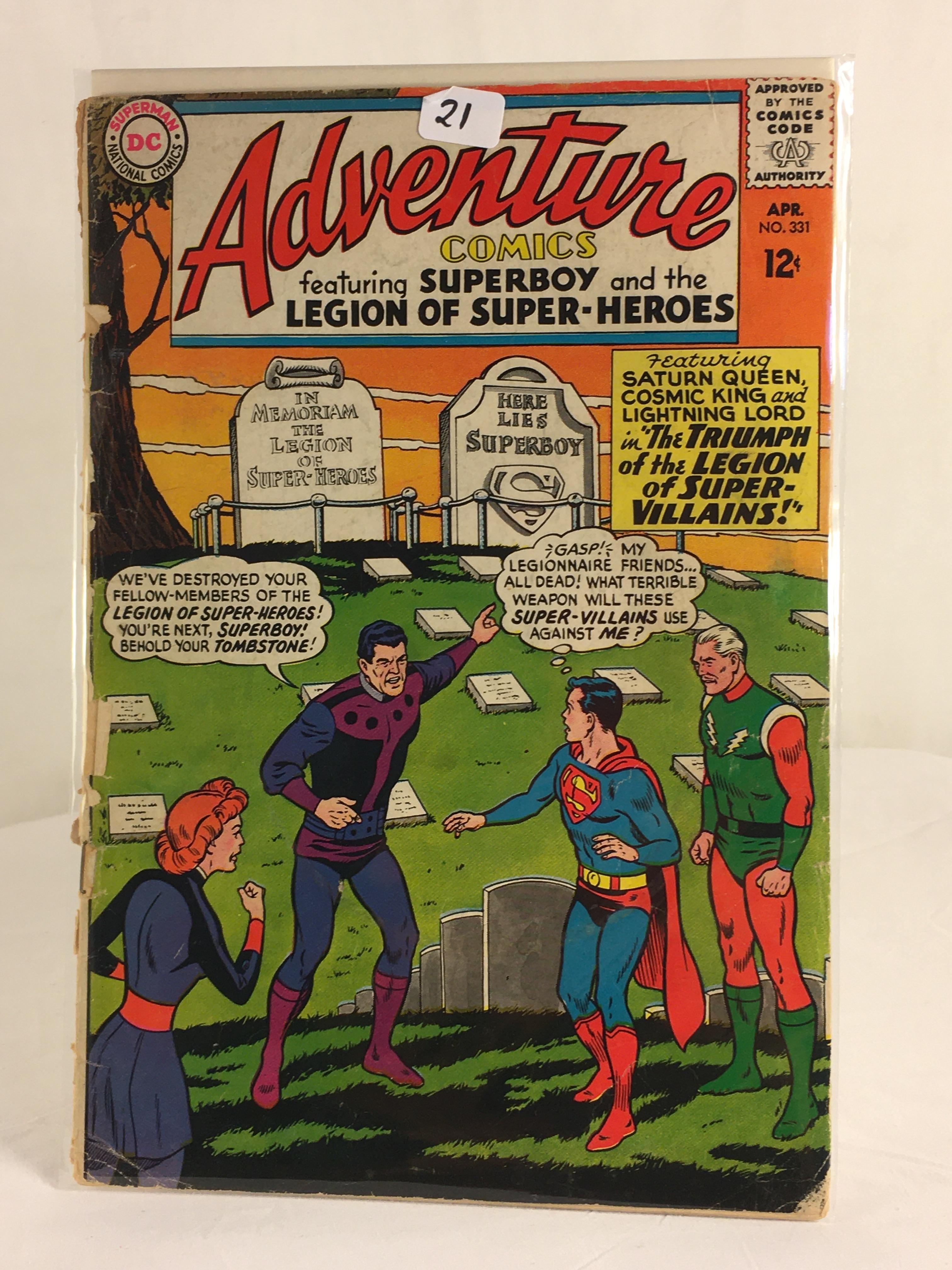 Vintage DC Superman National Comics Superboy & the Legion of Superheroes No.331