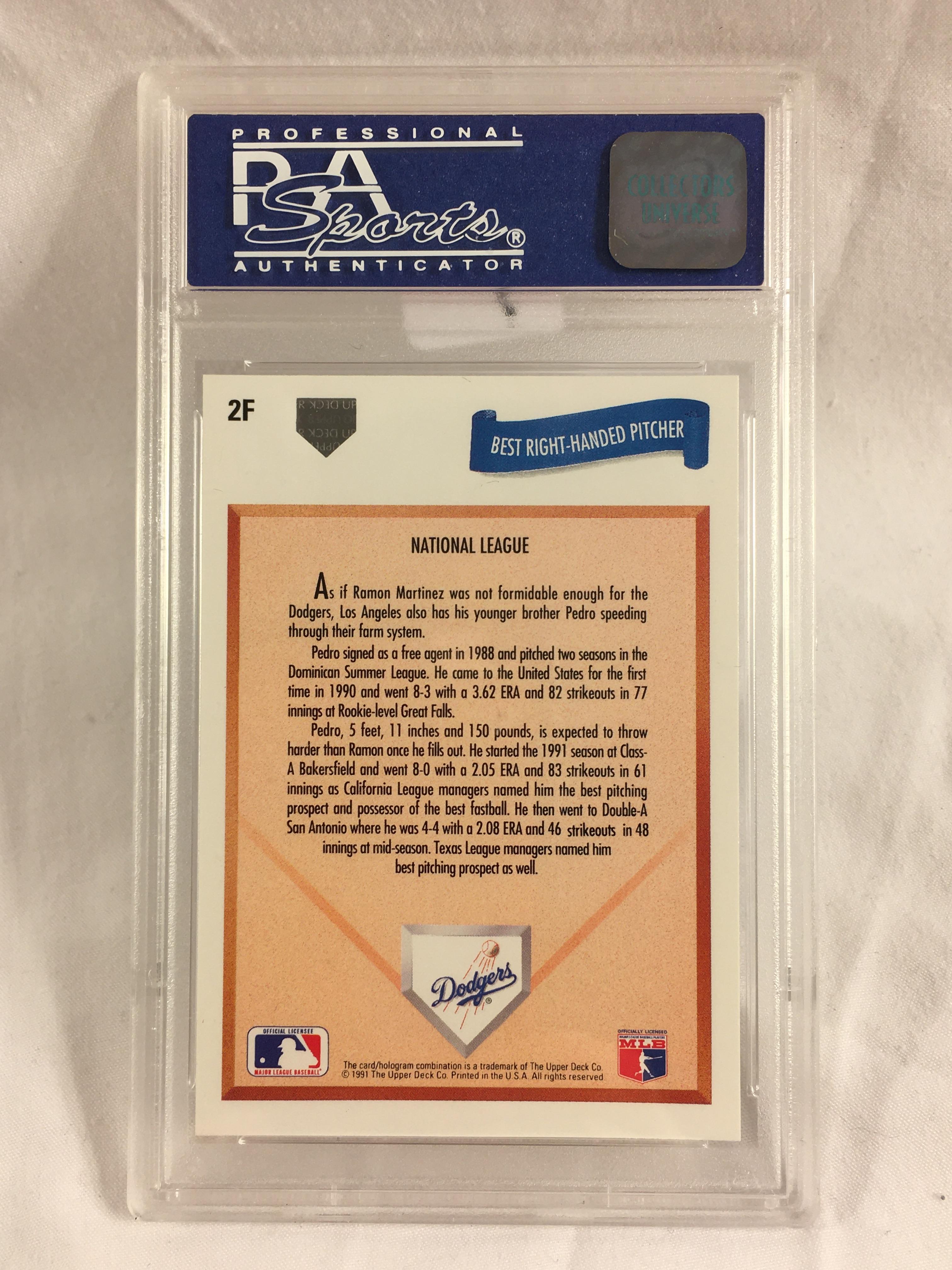 Collector PSA 1991 UD Final Ed. #2F Pedro Rodriguez MINT 9 01485640 Baseball Card