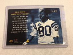 Collector 1996 Pinnacle Minnesota Vikings Cris Carter Football Card No. 11