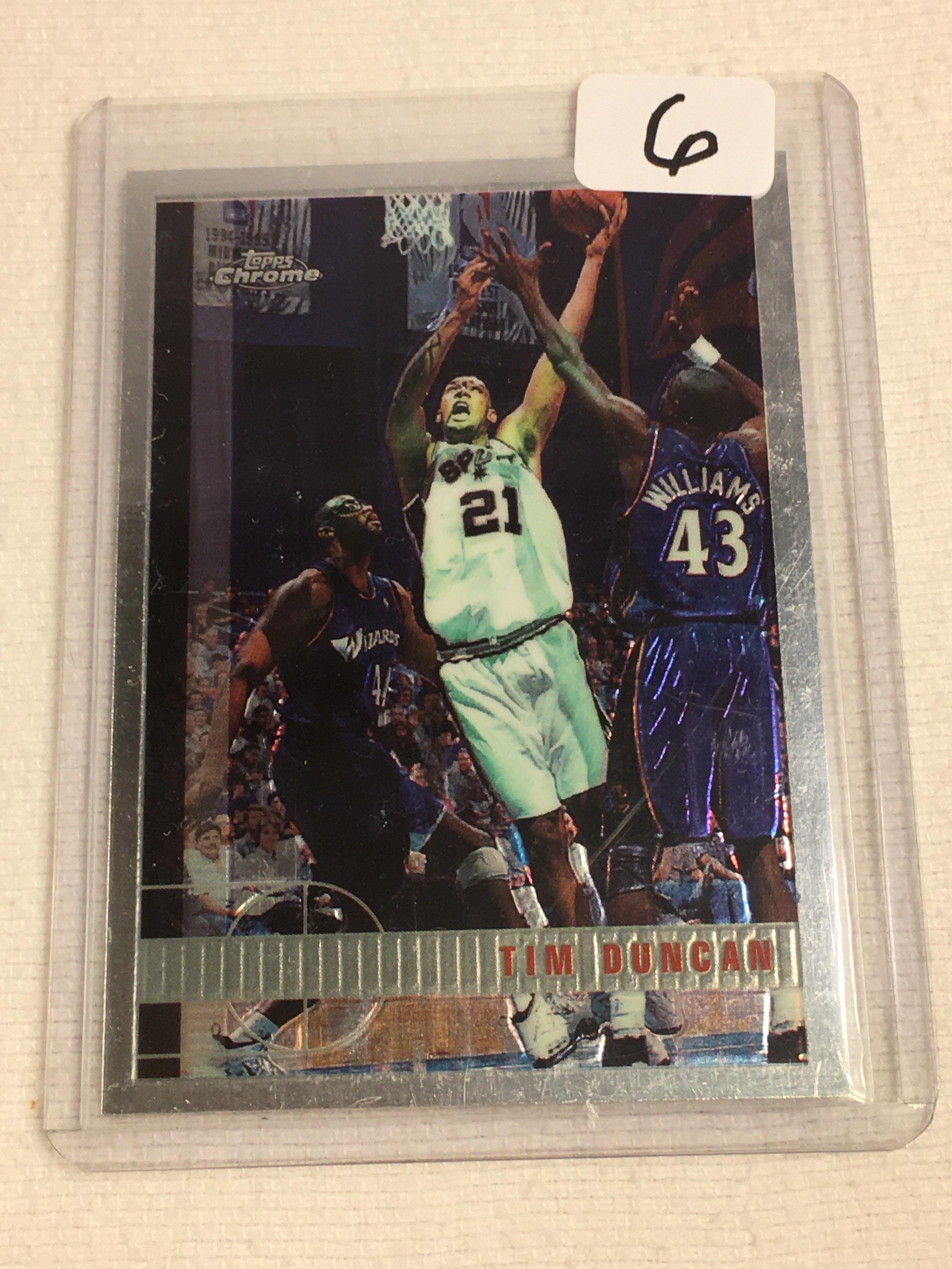 Collector 1998 Topps San Antonio Spurs Tim Duncan Basketball Card No. 115