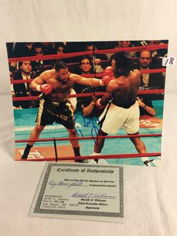 Collector Sport Boxing Photo Autographed by Ray Mercer 8X10" w/ COA