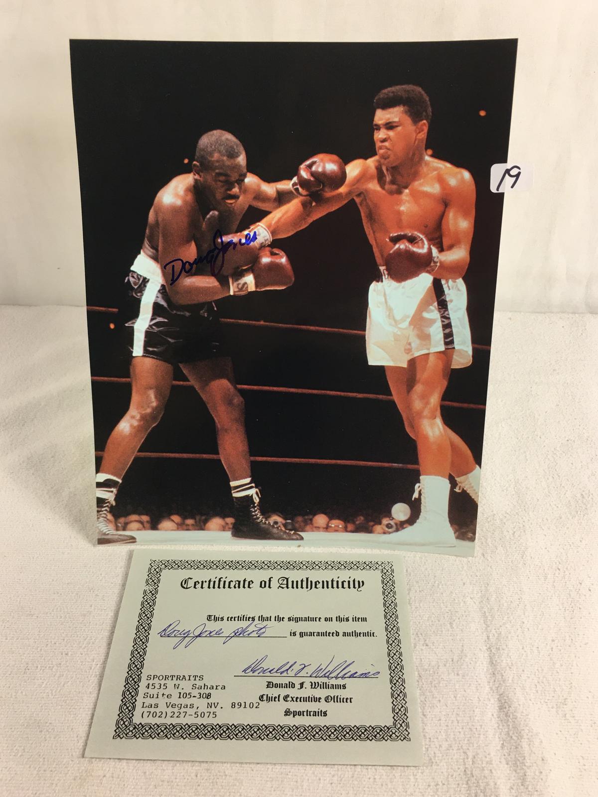Collector Sport Boxing Photo Autographed by Doug Jones 8X10" w/ COA