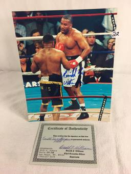 Collector Sport Boxing Photo Autographed by Tim Witherspoon 8X10" w/ COA