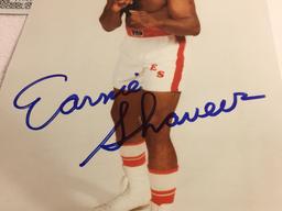 Collector Sport Boxing Photo Autographed by Earnie Shavers 8X10" w/ COA