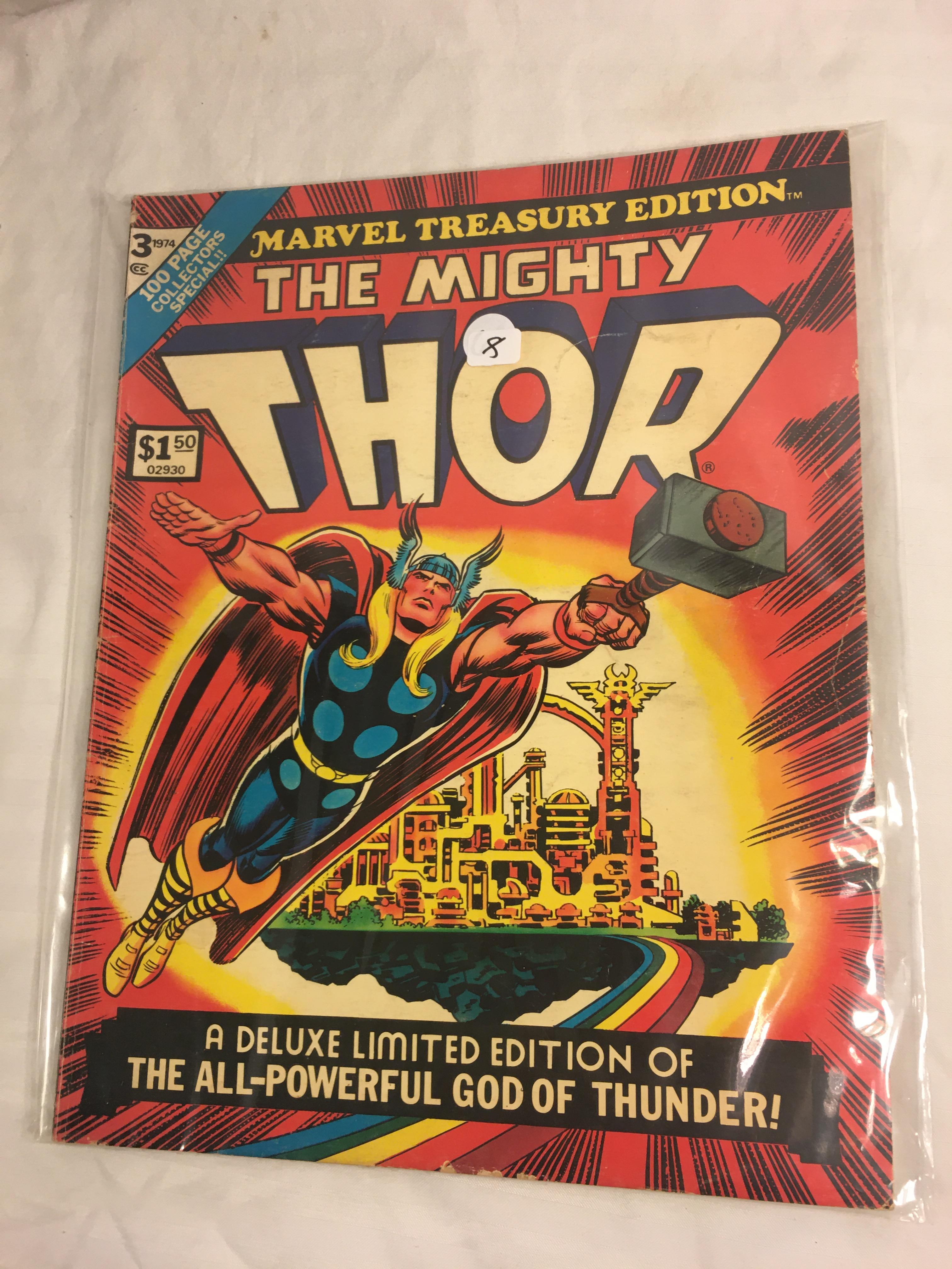 Collector Vintage 1974 Marvel Treasury Edition The Mighty Thor Deluxe Ltd. Edt Comic