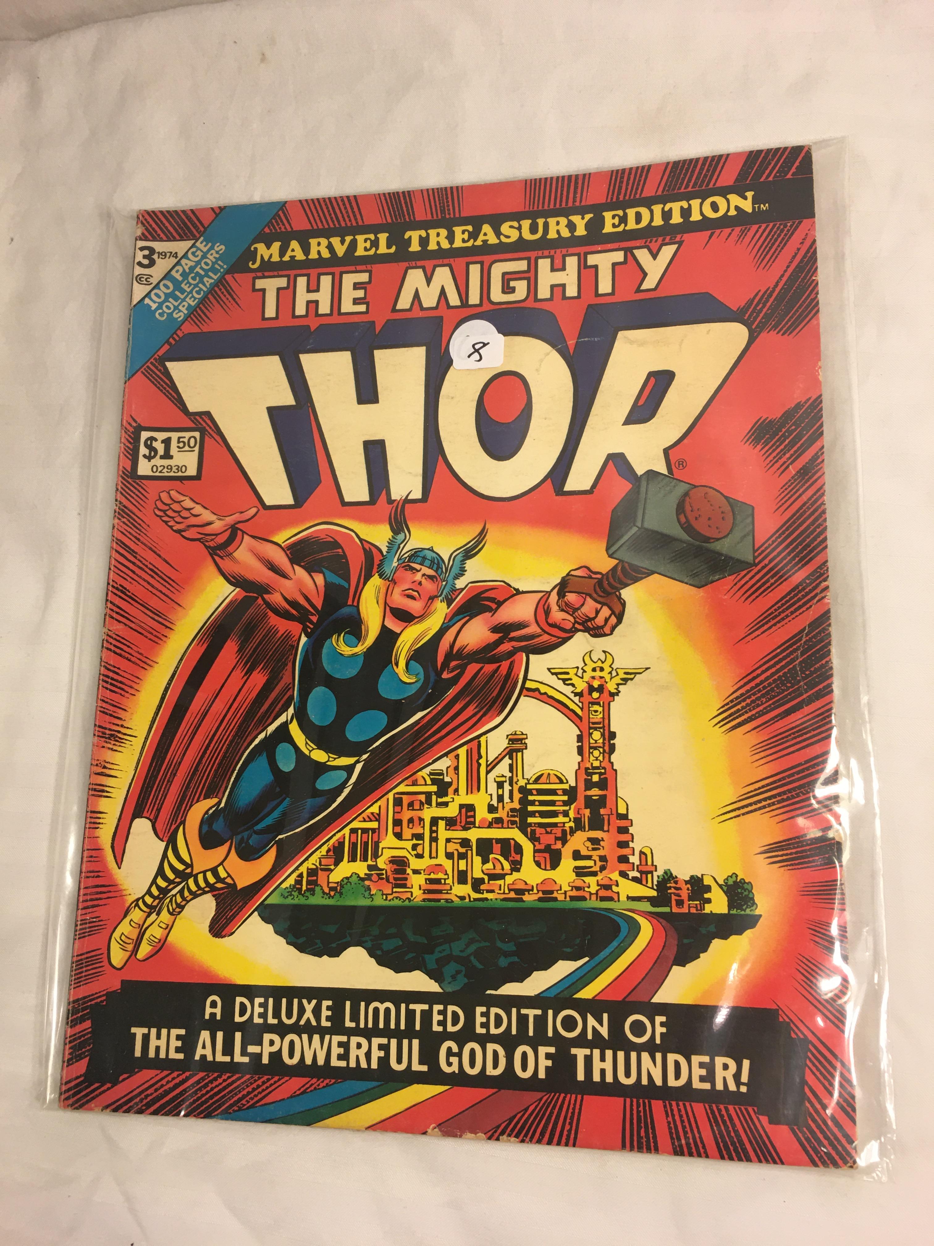 Collector Vintage 1974 Marvel Treasury Edition The Mighty Thor Deluxe Ltd. Edt Comic