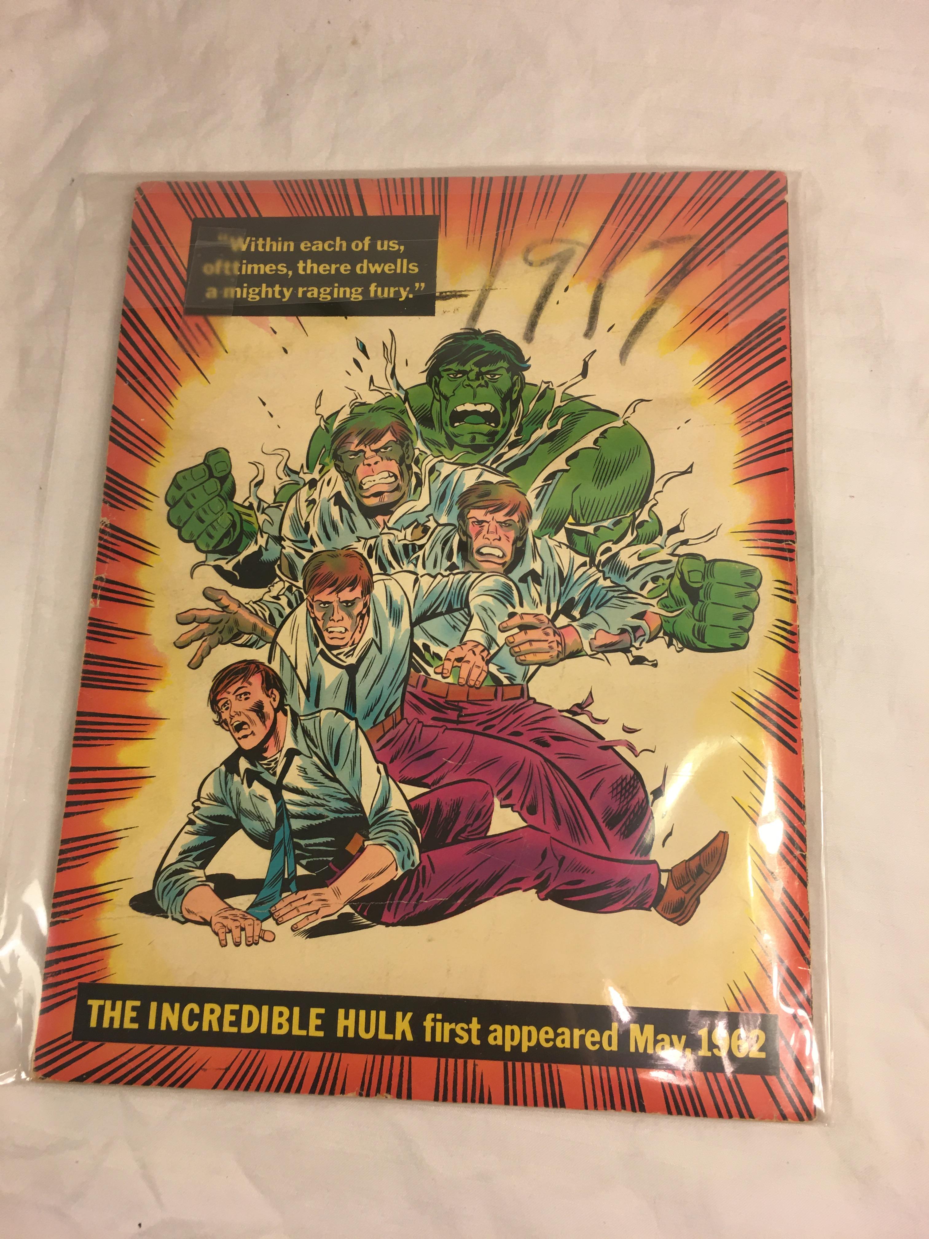 Collector Vintage Marvel Treasury Edition The Hulk on The Rampage Deluxe Limited Edition