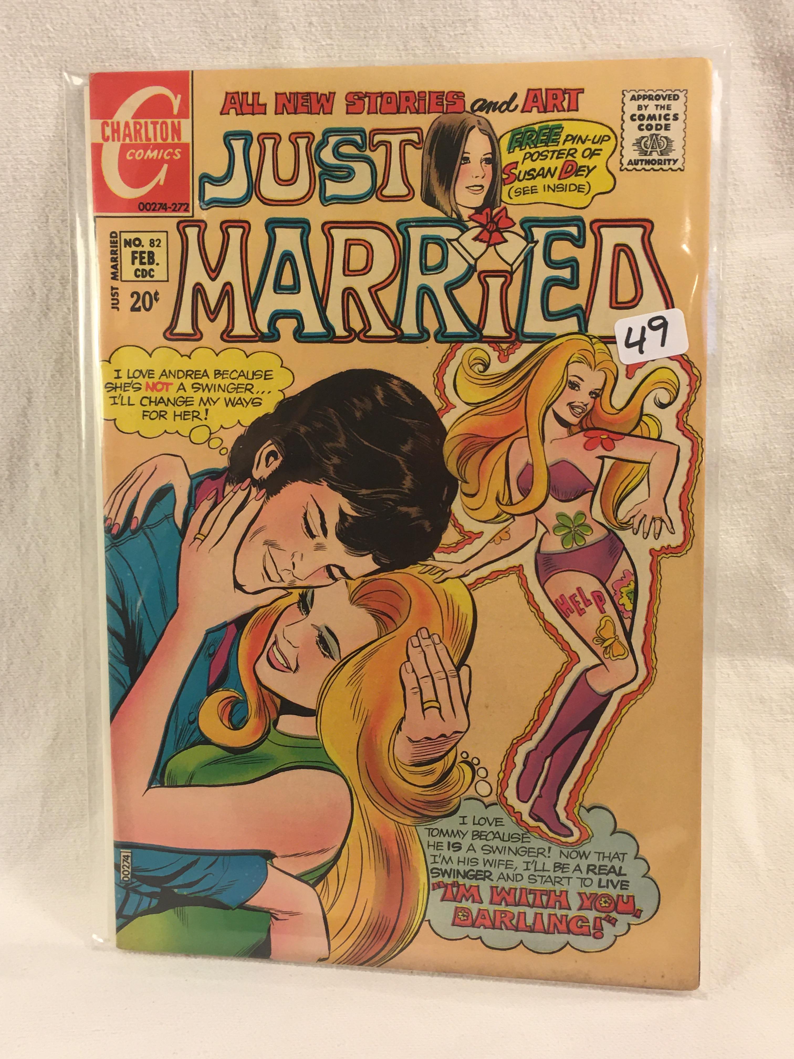 Collector Vintage Charlton Comics Just Married Comic Book No.82