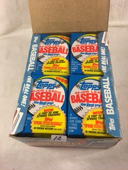 Collector Open Box, Sealed Packages Topps Baseball Bubble Gum Cards - See Pictures