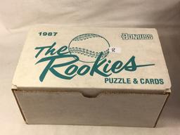 Collector Open Box, Sealed Packages Donruss 1987 The Rookies Puzzle and Cards