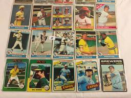 Lot of 20 Pcs Collector Loose Vintage Assorted Players Baseball Cards - See Pictures