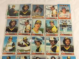 Lot of 20 Pcs Collector Loose Vintage Assorted Players Baseball Cards - See Pictures