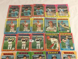 Lot of 20 Pcs Collector Loose Vintage Assorted Players Baseball Cards - See Pictures