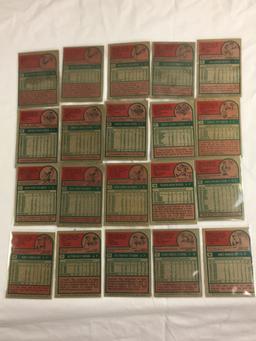 Lot of 20 Pcs Collector Loose Vintage Assorted Players Baseball Cards - See Pictures