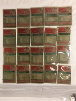 Lot of 20 Pcs Collector Loose Vintage Assorted Players Baseball Cards - See Pictures