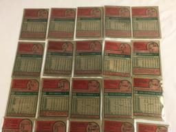 Lot of 20 Pcs Collector Loose Vintage Assorted Players Baseball Cards - See Pictures