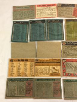 Lot of 20 Pcs Collector Loose Vintage Assorted Players Baseball Cards - See Pictures