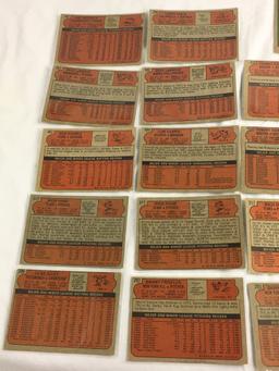 Lot of 20 Pcs Collector Loose Vintage Assorted Players Baseball Cards - See Pictures