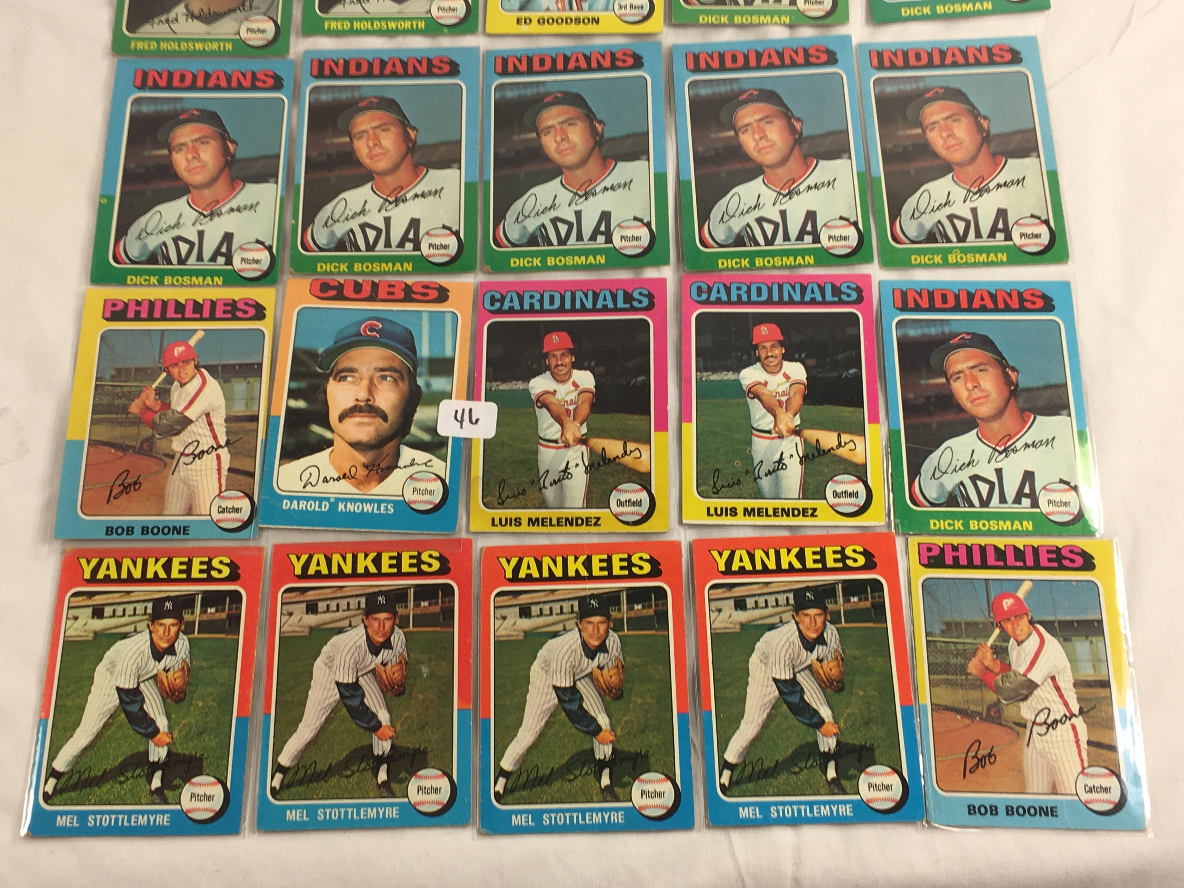 Lot of 20 Pcs Collector Loose Vintage Assorted Players Baseball Cards - See Pictures