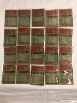 Lot of 20 Pcs Collector Loose Vintage Assorted Players Baseball Cards - See Pictures