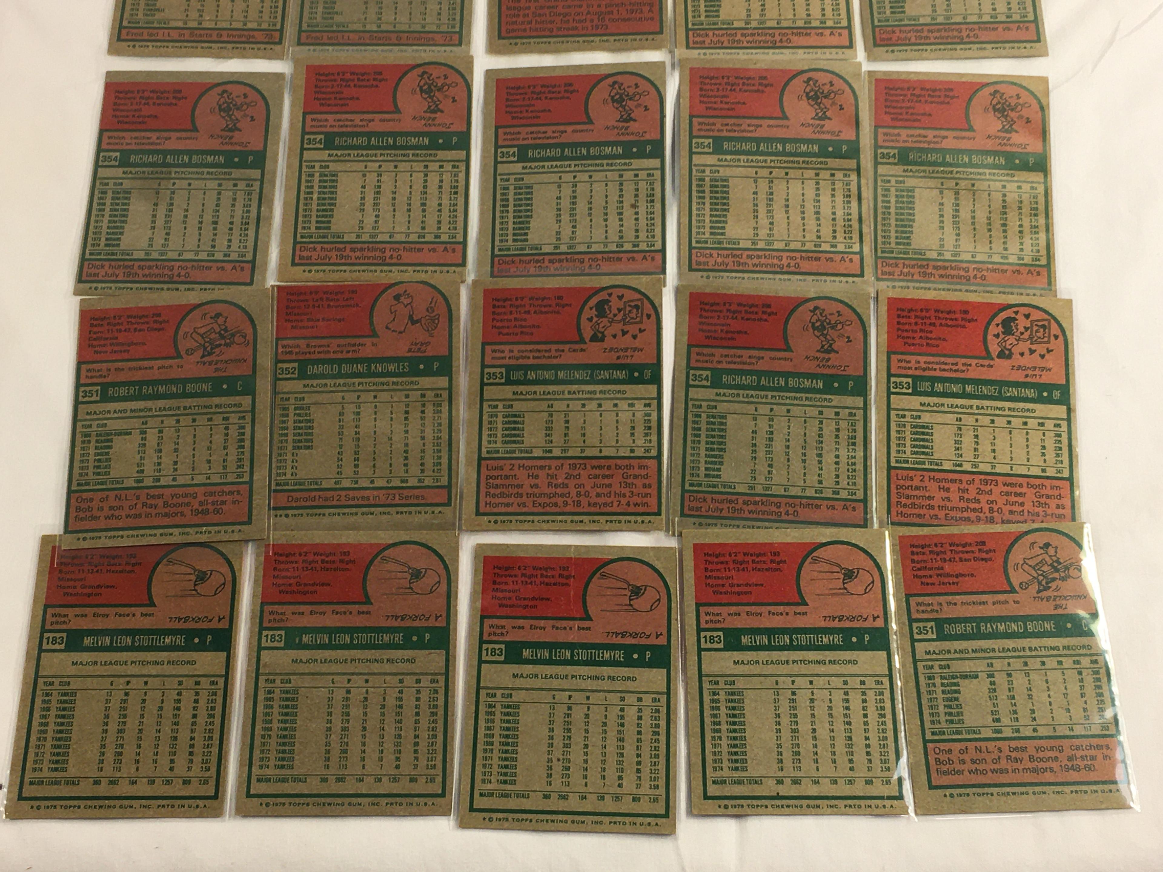 Lot of 20 Pcs Collector Loose Vintage Assorted Players Baseball Cards - See Pictures