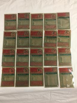 Lot of 20 Pcs Collector Loose Vintage Assorted Players Baseball Cards - See Pictures