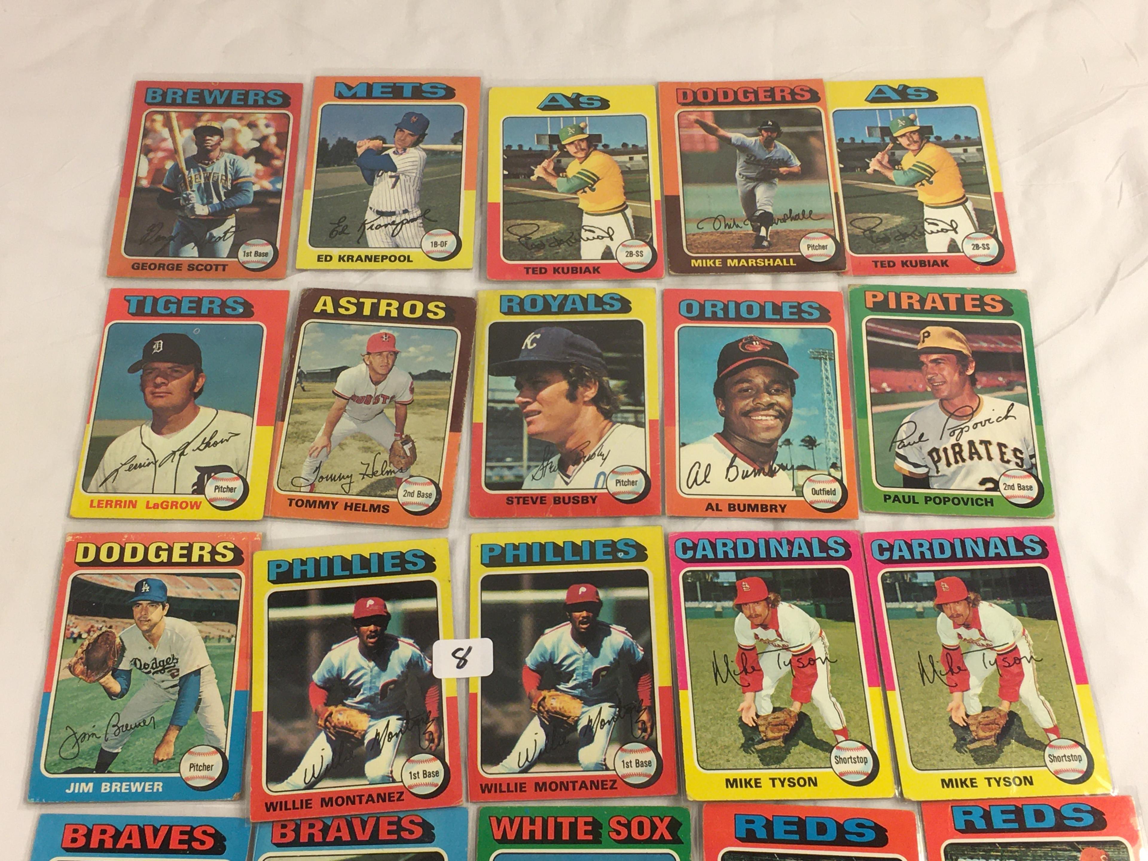 Lot of 20 Pcs Collector Loose Vintage Assorted Players Baseball Cards - See Pictures