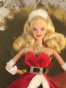 Collector NIP 2007 Mattel Holiday Celebration Barbie Doll 11-12" Tall Doll - See Pictures