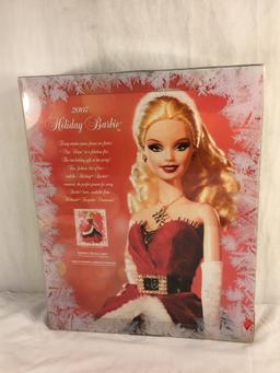 Collector NIP 2007 Mattel Holiday Celebration Barbie Doll 11-12" Tall Doll - See Pictures