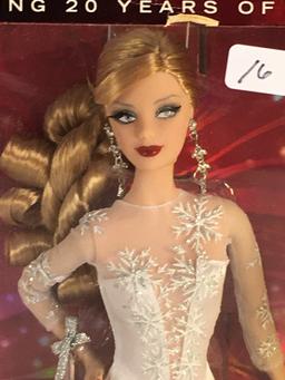 Collector NIP 2008 Mattel Holiday Celebration Barbie Doll 11-12" Tall Doll - See Pictures