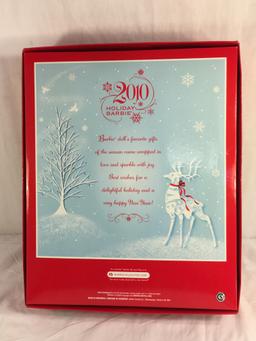 Collector NIP 2010 Mattel Holiday Celebration Barbie Doll 11-12" Tall Doll - See Pictures