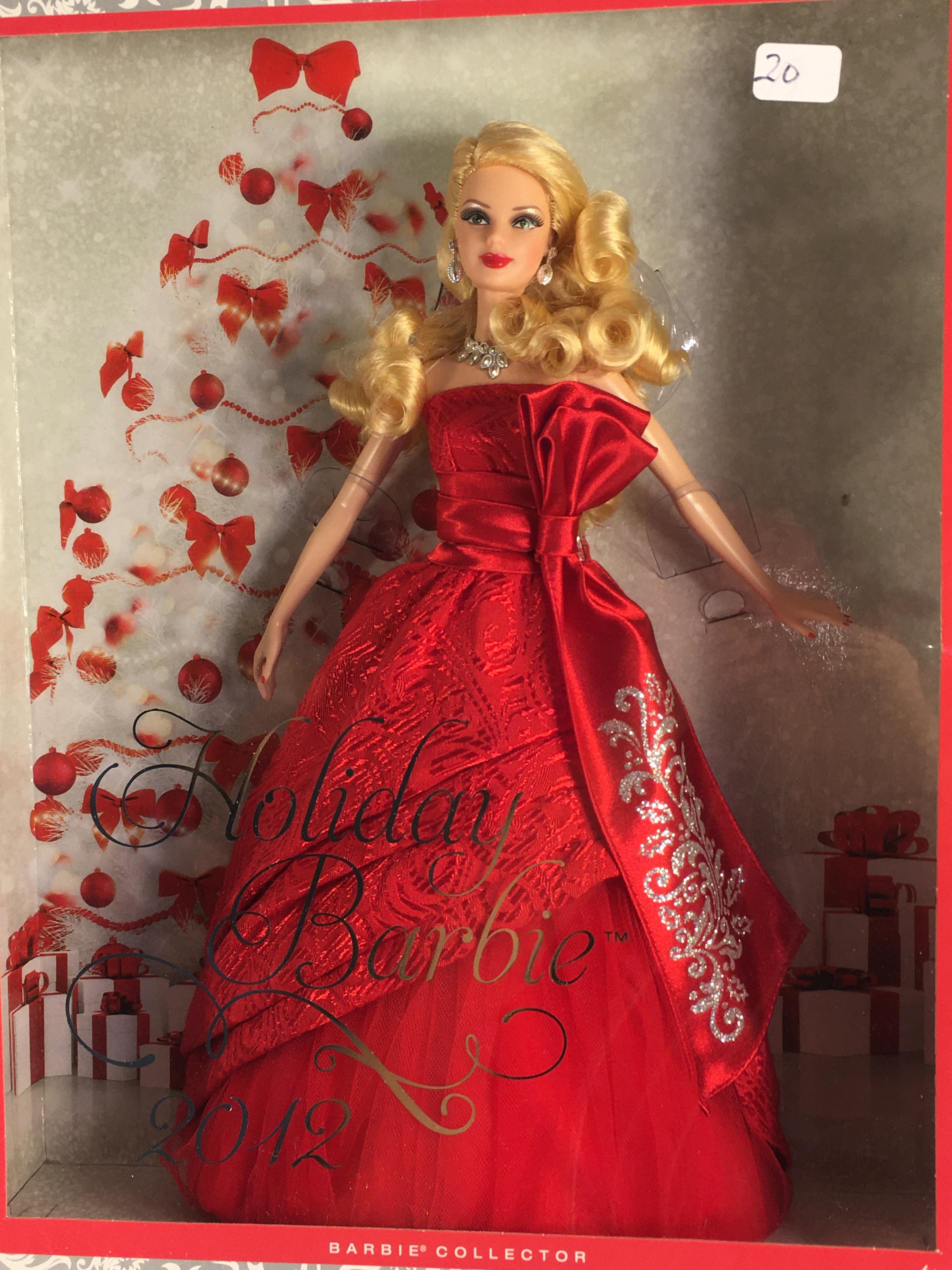 Collector NIP 2012 Mattel Holiday Celebration Barbie Doll 11-12" Tall Doll - See Pictures