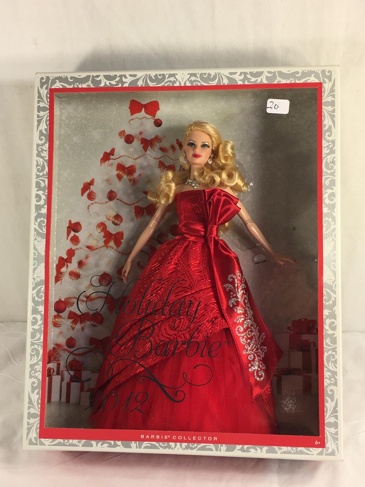 Collector NIP 2012 Mattel Holiday Celebration Barbie Doll 11-12" Tall Doll - See Pictures