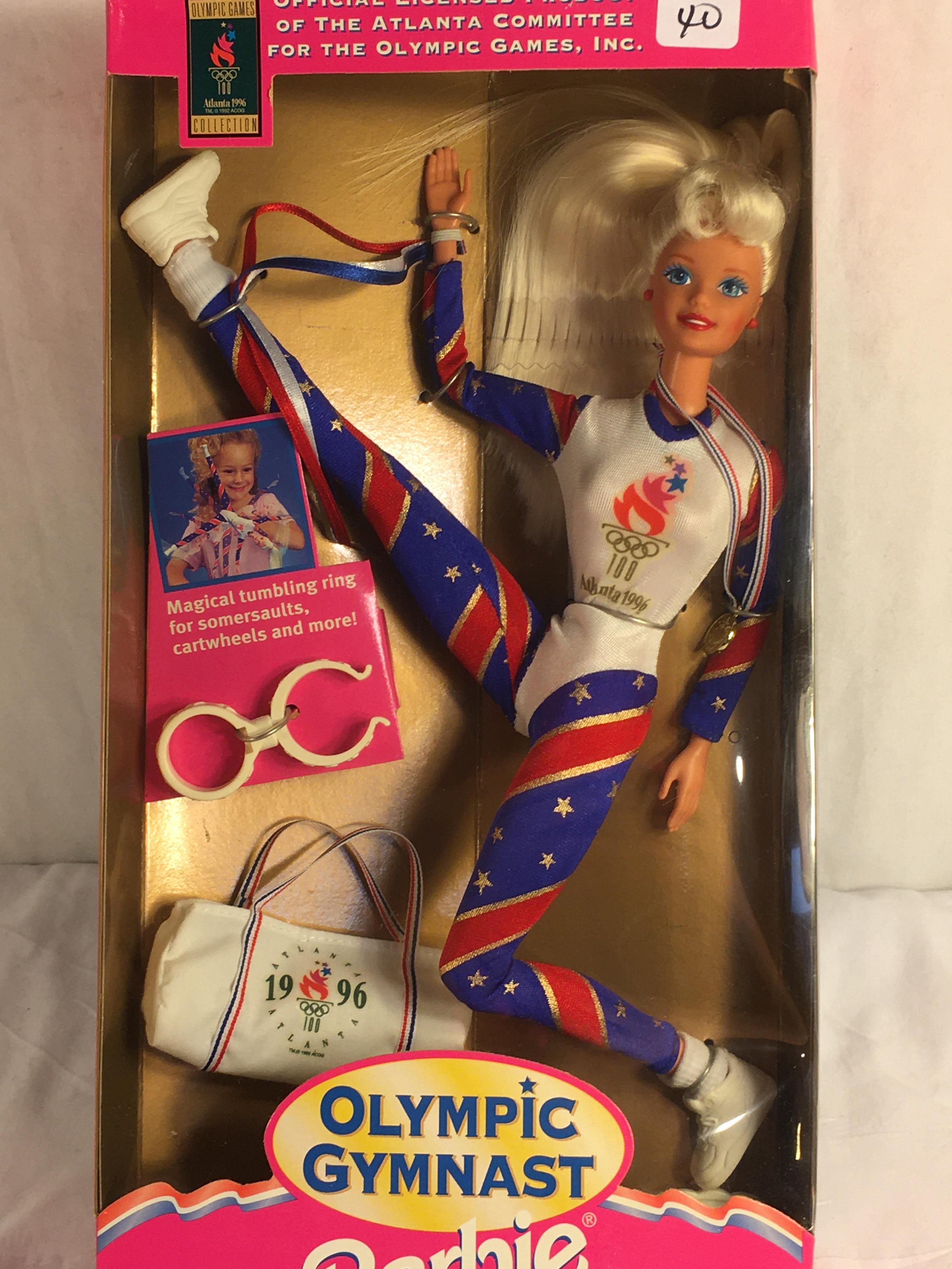 Collector NIP Mattel Barbie Doll Olympic Gymnast Barbie 11-12"Tall Doll - See Pictures