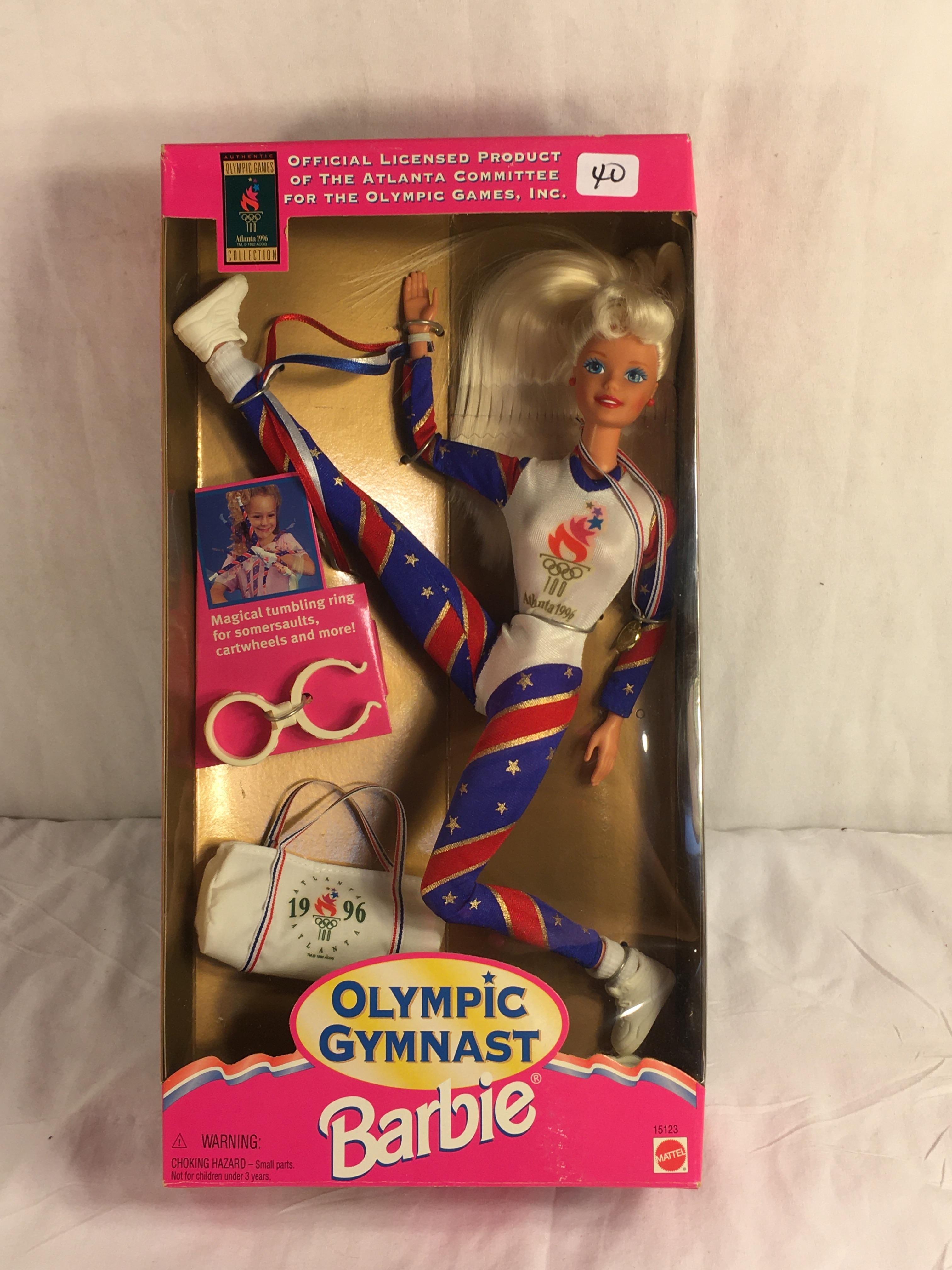 Collector NIP Mattel Barbie Doll Olympic Gymnast Barbie 11-12"Tall Doll - See Pictures