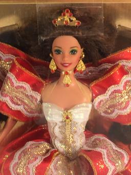 Collector NIP 1997 Mattel Holiday Celebration Barbie Doll  11-12" Tall Doll - See Pictures