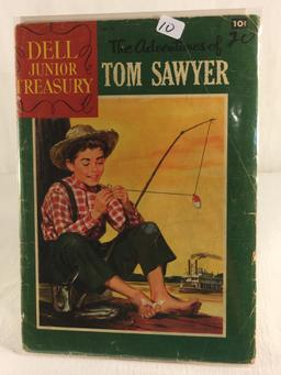 Collector Vintage Dell Junior Treasury The Adventures Of TOM Sawyer Comic Book NO.10