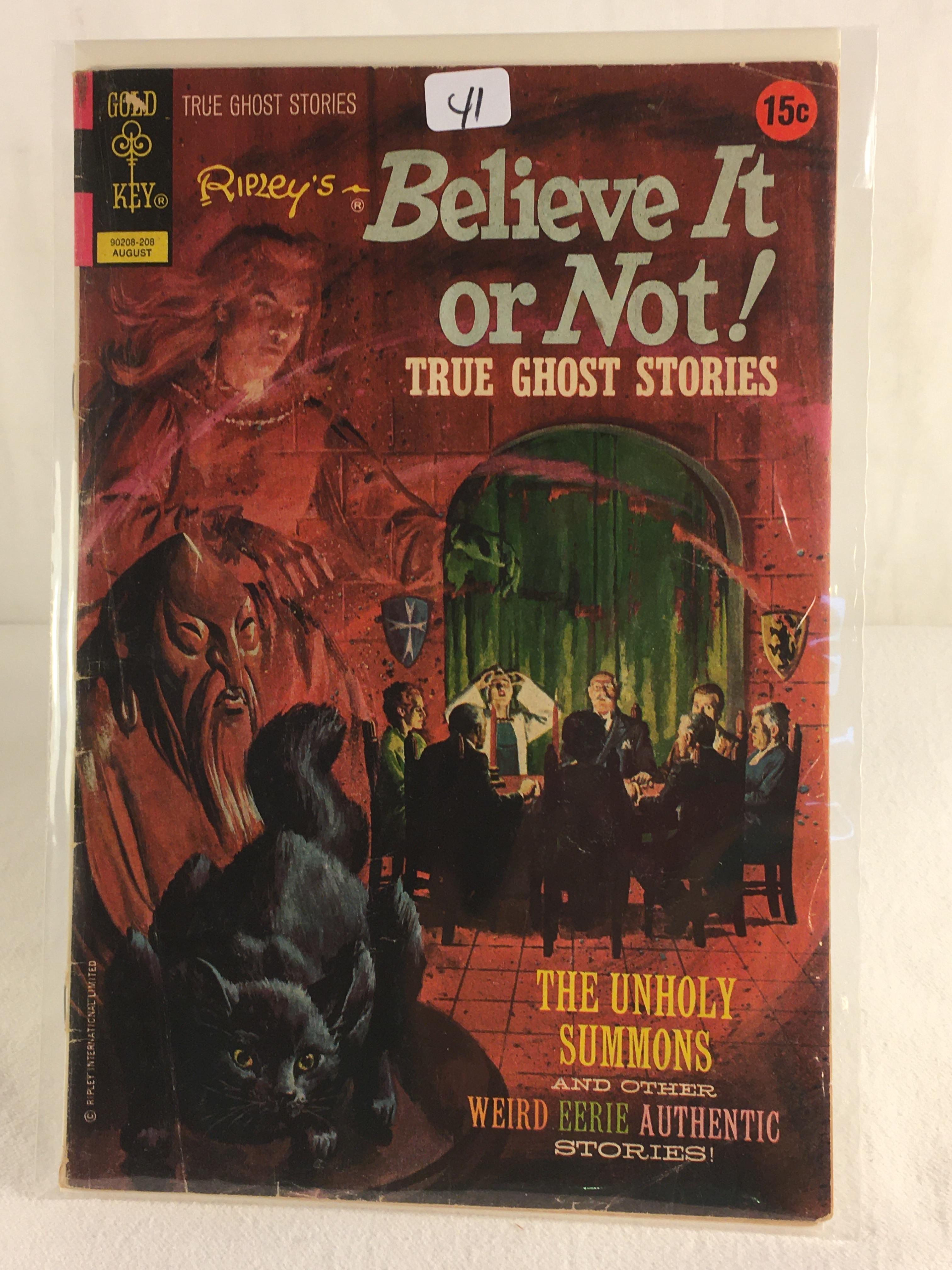 Collector Vintage Gold Key Comics Believe It Or Not True Ghost Stories Comic Book