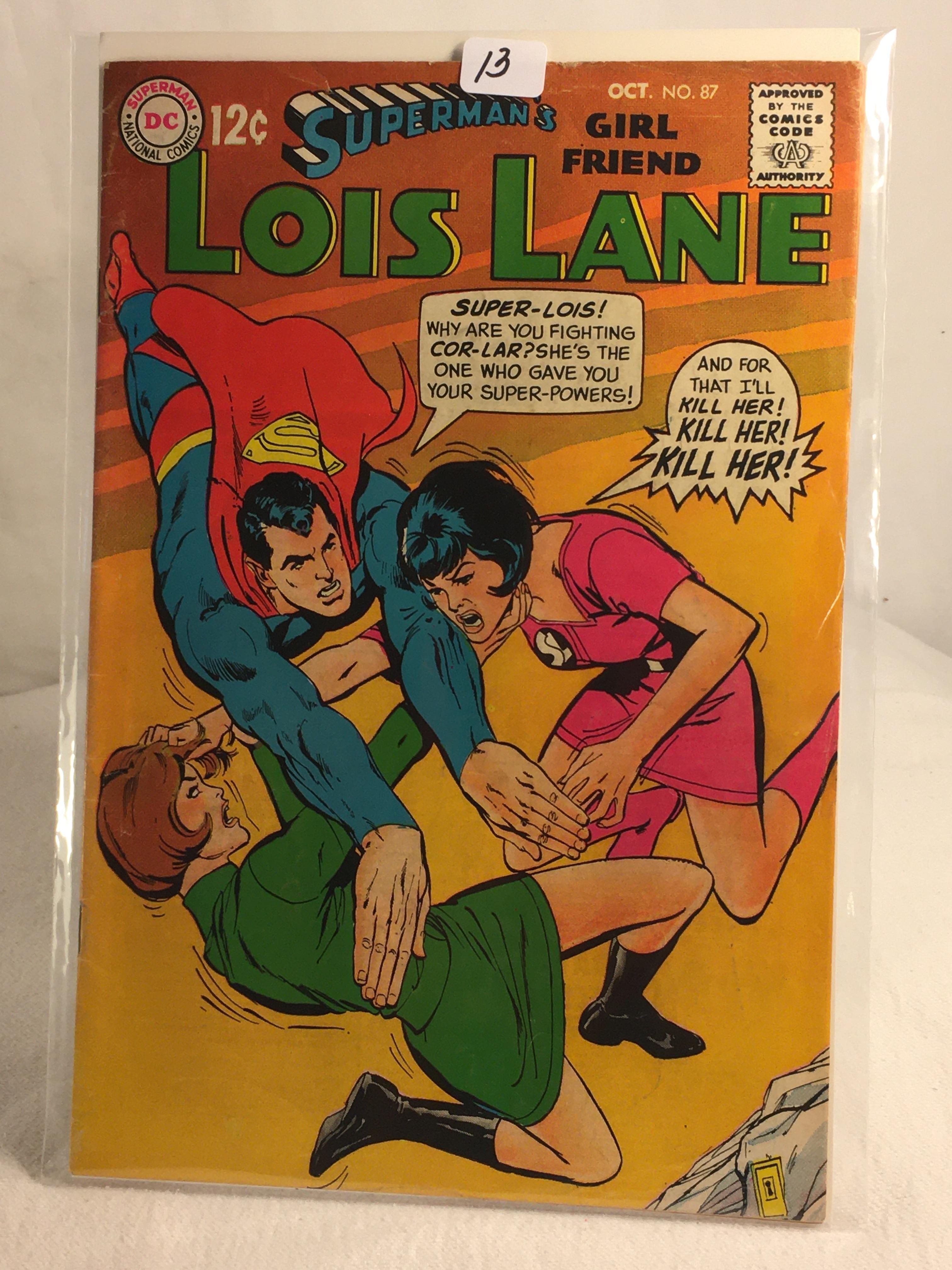 Collector Vintage DC Comics Superman's Girlfriend Lois Lane Comic Book No.87