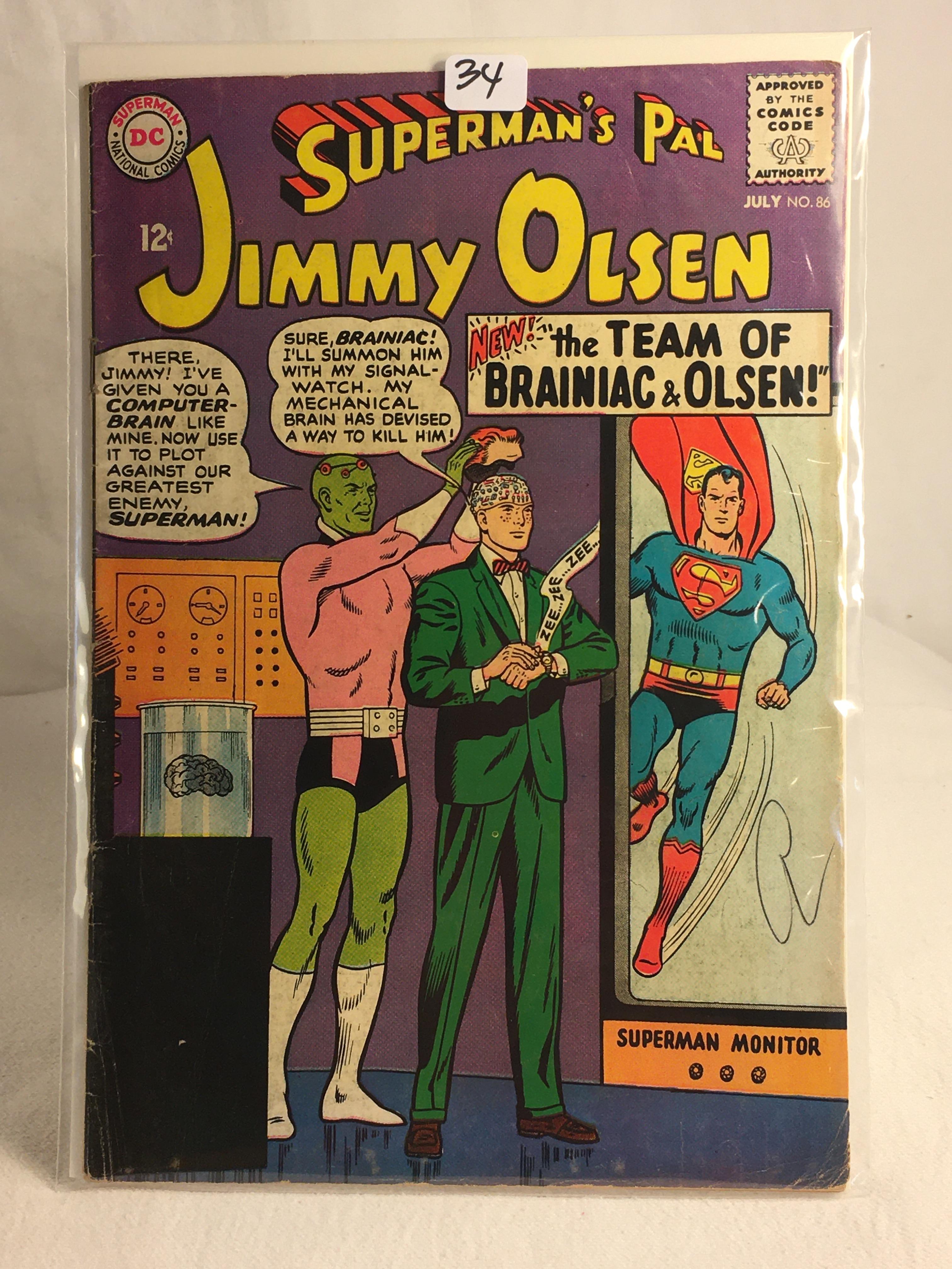 Collector Vintage DC Comics Superman's Pal Jimmy Olsen Comic Book No.86