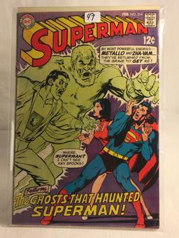 Collector Vintage DC Comics Superman Comic Book No.214